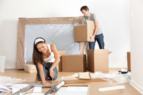 Local man with a van service supporting a move in St Johns Wood