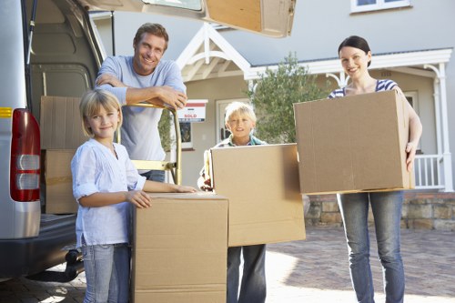 Removal team pricing example for a larger family home move