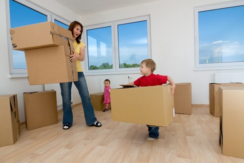 Waste and unwanted items prepared for lawful disposal during clearance