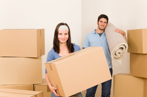 Van service operating near residential flats in St Johns Wood