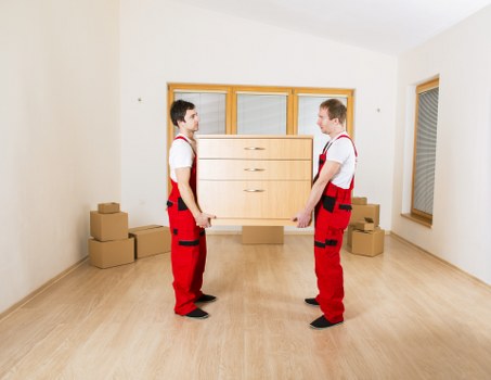 Man and van service helping with a flat move near St Johns Wood apartments